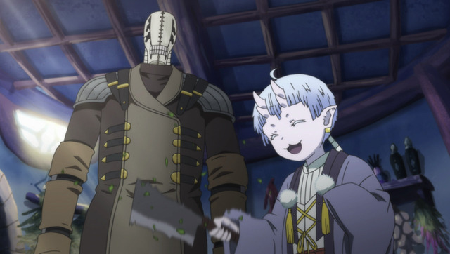 『ソマリと森の神様』第2話「くさびらと鬼の住処」先行カット（C）暮石ヤコ/NSP/ソマリと森の神様プロジェクト, mixer