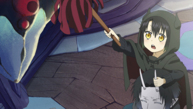 『ソマリと森の神様』第2話「くさびらと鬼の住処」先行カット（C）暮石ヤコ/NSP/ソマリと森の神様プロジェクト, mixer