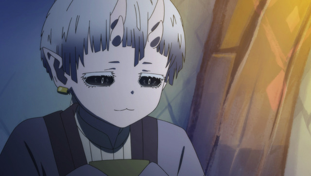 『ソマリと森の神様』第2話「くさびらと鬼の住処」先行カット（C）暮石ヤコ/NSP/ソマリと森の神様プロジェクト, mixer