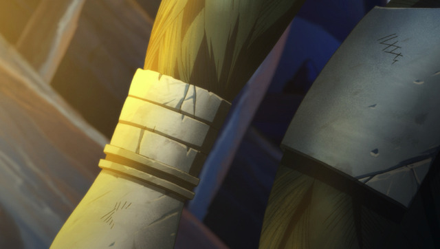 『ソマリと森の神様』第2話「くさびらと鬼の住処」先行カット（C）暮石ヤコ/NSP/ソマリと森の神様プロジェクト, mixer