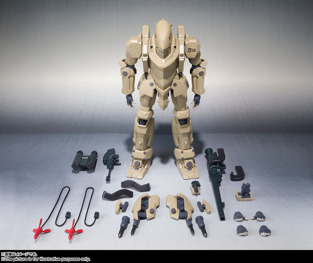 「ROBOT魂　＜SIDE TA＞ 壱七式戦術甲冑雷電」7,500円（税別）（C）サンライズ