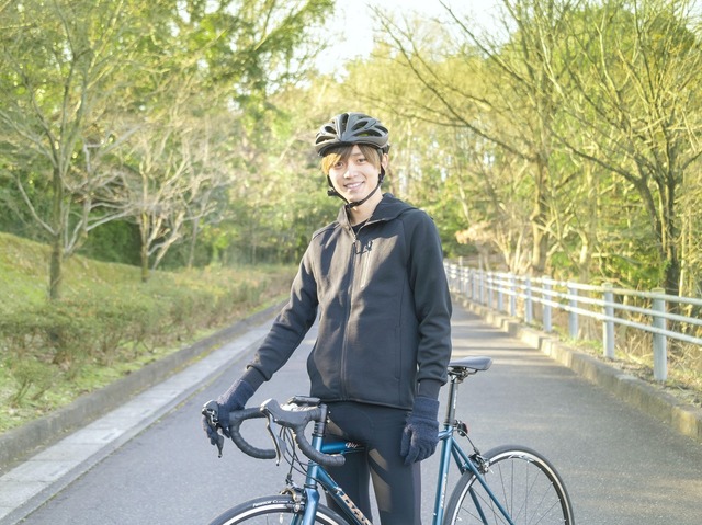 『弱虫ペダル』永瀬廉メイキング写真（自転車練習時）（C）2020「弱虫ペダル」製作委員会 （C)渡辺航（秋田書店）2008