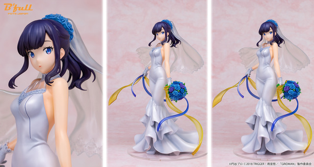 「SSSS.GRIDMAN『宝多六花』ウェディングドレス ver.1/8スケール 塗装済み完成品」13,800円（税抜）（C）円谷プロ (C)2018 TRIGGER・雨宮哲／「GRIDMAN」製作委員会