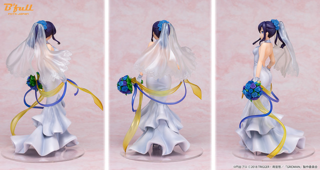 「SSSS.GRIDMAN『宝多六花』ウェディングドレス ver.1/8スケール 塗装済み完成品」13,800円（税抜）（C）円谷プロ (C)2018 TRIGGER・雨宮哲／「GRIDMAN」製作委員会
