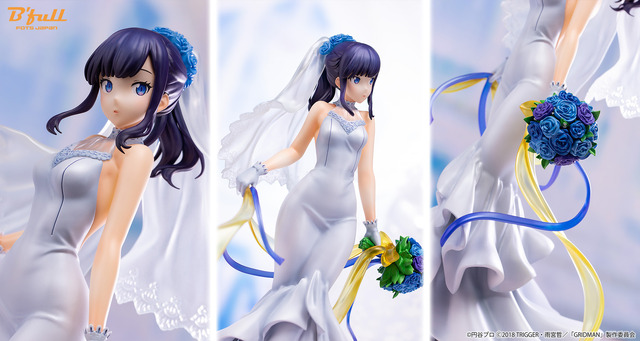 「SSSS.GRIDMAN『宝多六花』ウェディングドレス ver.1/8スケール 塗装済み完成品」13,800円（税抜）（C）円谷プロ (C)2018 TRIGGER・雨宮哲／「GRIDMAN」製作委員会