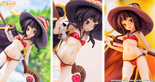 『映画 この素晴らしい世界に祝福を！紅伝説』「めぐみん」水着ver. 1/7 塗装済み完成品フィギュア 16,280円（税込）（C）2019 暁なつめ・三嶋くろね／KADOKAWA／映画このすば製作委員会