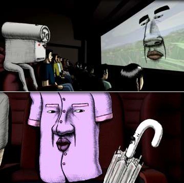 『ぴったらず』劇場マナーCMより（c）ぴったらず