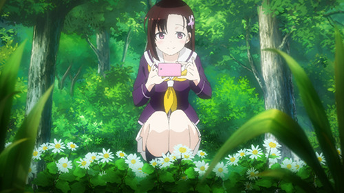 『群れなせ！シートン学園』第3話「愛するものたちと脱ぐもの－ミキとキングとシホの話－」先行カット（C） 山下文吾・Cygames／アニメ「群れなせ！シートン学園」製作委員会