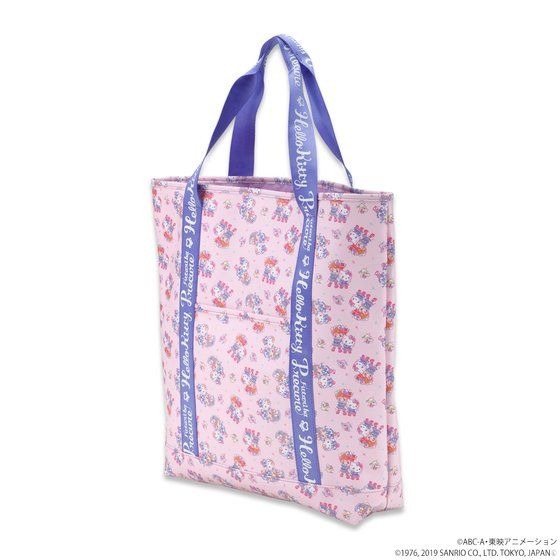 「ふたりはプリキュア×ハローキティ 総柄シリーズ」ビッグトートバッグ：8140円（C）ABC-A・東映アニメーション （C）1976, 2019 SANRIO CO., LTD. TOKYO,JAPAN