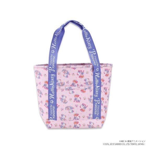 「ふたりはプリキュア×ハローキティ 総柄シリーズ」リトルトートバッグ：7590円（C）ABC-A・東映アニメーション （C）1976, 2019 SANRIO CO., LTD. TOKYO,JAPAN