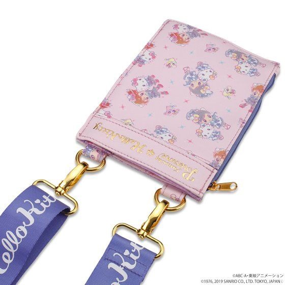 「ふたりはプリキュア×ハローキティ 総柄シリーズ」マルチポーチ：4840円（C）ABC-A・東映アニメーション （C）1976, 2019 SANRIO CO., LTD. TOKYO,JAPAN