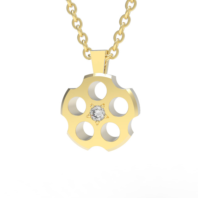 「PSYCHO-PASS サイコパス」ジュエリーコレクション狡噛のシリンダーペンダント17,000円（税別）（C）サイコパス製作委員会