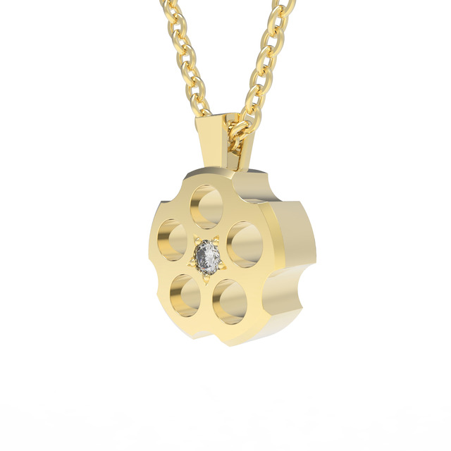 「PSYCHO-PASS サイコパス」ジュエリーコレクション狡噛のシリンダーペンダント17,000円（税別）（C）サイコパス製作委員会