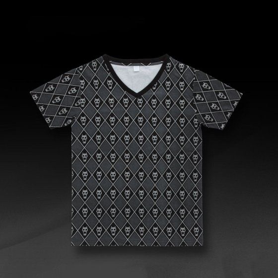 「PB限定【ジョジョの奇妙な冒険 ダイヤモンドは砕けない】吉良吉影 総柄Ｔシャツ」6,050 円（税込）（C）LUCKY LAND COMMUNICATIONS/集英社・ジョジョの奇妙な冒険DU製作委員会
