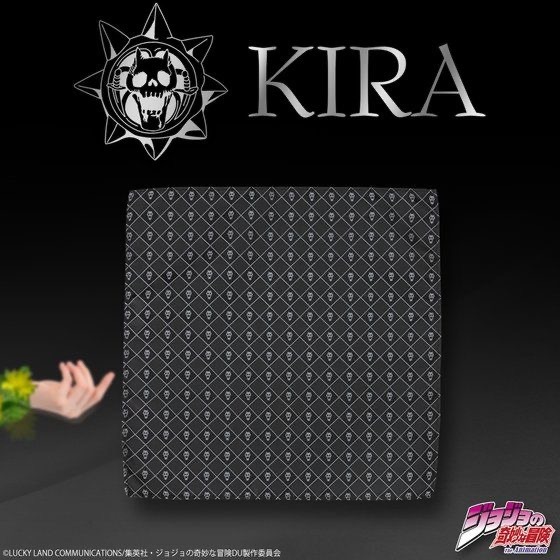 「PB限定【ジョジョの奇妙な冒険 ダイヤモンドは砕けない】吉良吉影 ポケットチーフセット」3,850 円（税込）（C）LUCKY LAND COMMUNICATIONS/集英社・ジョジョの奇妙な冒険DU製作委員会