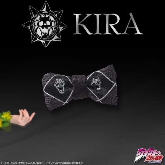 「PB限定【ジョジョの奇妙な冒険 ダイヤモンドは砕けない】吉良吉影 ポケットチーフセット」3,850 円（税込）（C）LUCKY LAND COMMUNICATIONS/集英社・ジョジョの奇妙な冒険DU製作委員会