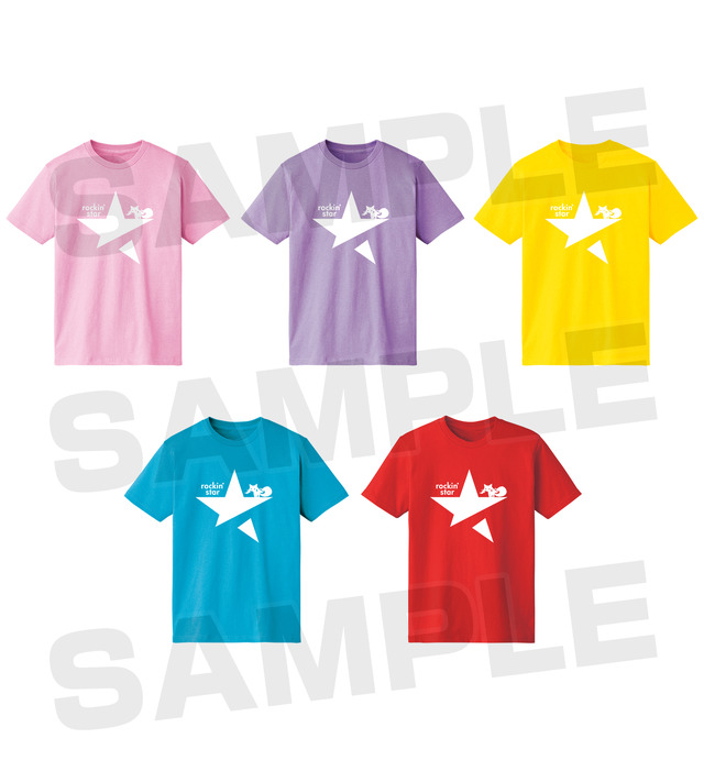 『魔法少女まどか☆マギカ』×「rockin'star」rockin'starコラボ 白ロゴTシャツ(全5種)（C）Magica Quartet／Aniplex・Madoka Movie Project Rebellion
