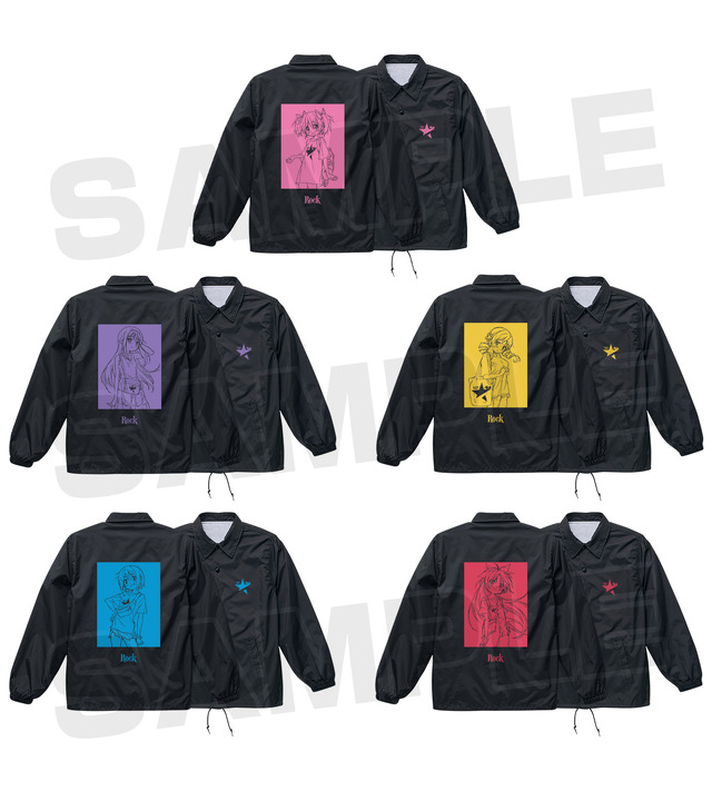 『魔法少女まどか☆マギカ』×「rockin'star」rockin'starコラボ 描き下ろしイラスト コーチジャケット　(全5種)（C）Magica Quartet／Aniplex・Madoka Movie Project Rebellion