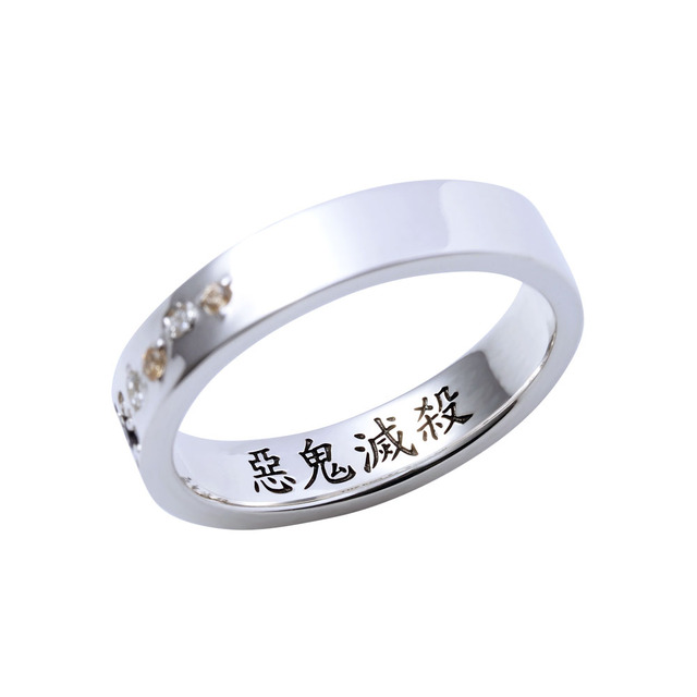 『鬼滅の刃』コラボジュエリー 第2弾 シルバーリング「宇髄天元」 価格：13,200円（税込）（C）吾峠呼世晴／集英社・アニプレックス・ufotable