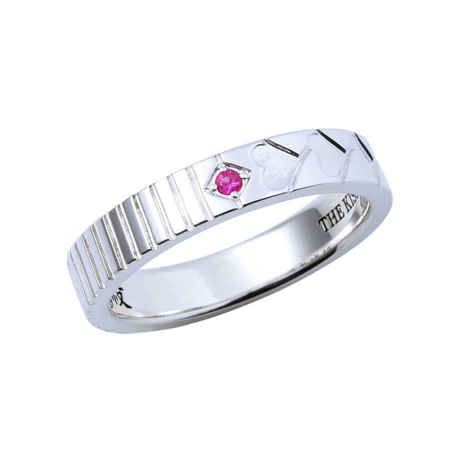 『鬼滅の刃』コラボジュエリー 第2弾 シルバーリング「甘露寺蜜璃」価格：13,200円（税込）（C）吾峠呼世晴／集英社・アニプレックス・ufotable