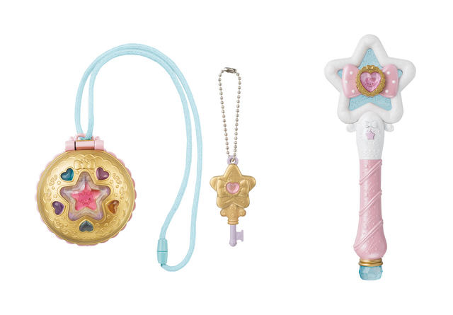 『ミュークルドリーミー』ドリーミーコンパクトミュークルキー付き＆ミュークルステッキ（C）2017,2020 SANRIO CO.,LTD. ミュークルドリーミー製作委員会・テレビ東京