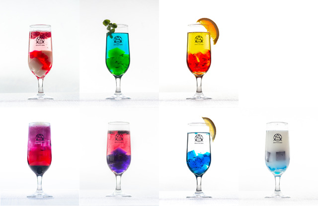 「SAO cafe」コラボゼリーポンチ　7種 各700円（税込）（C）2017 川原 礫／ＫＡＤＯＫＡＷＡ　アスキー・メディアワークス／SAO-A Project（C）KEIICHI SIGSAWA/REKI KAWAHARA（C）BANDAI NAMCO Entertainment Inc.