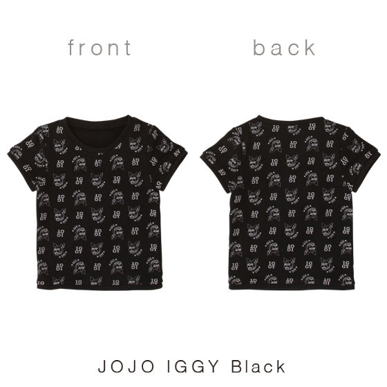 「PB限定【ジョジョの奇妙な冒険 スターダストクルセイダース】JOJO IGGY TOPS for KIDS（ジョジョ イギー キッズTシャツ）」3,080 円（税込）（C）A＆L/S・JOJO SC