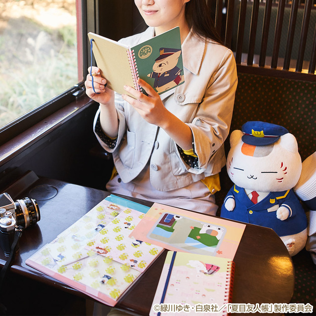 「一番くじ 夏目友人帳 ～ニャンコ先生と春の旅～」G賞：トラベルステーショナリー(全3種)ノート：B6 サイズ　クリアファイル：A4 サイズ、A5 サイズ2枚セット　1回650円（税込）