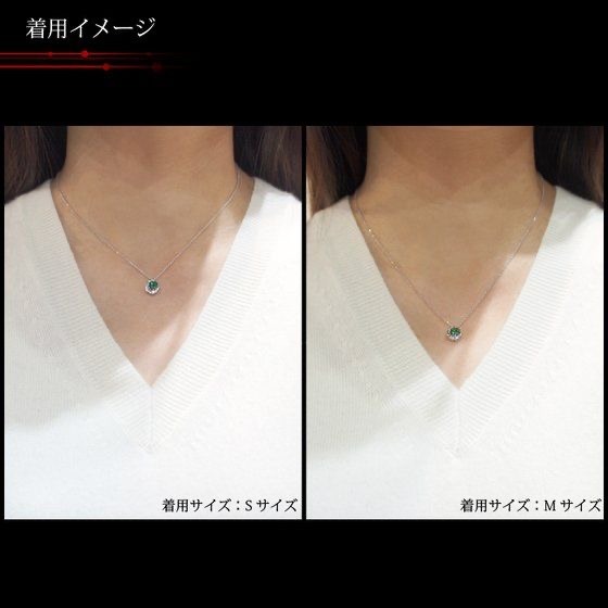 「鬼滅の刃×MATERIAL CROWN　イメージネックレス」16,500円（税込）（C）吾峠呼世晴／集英社・アニプレックス・ufotable