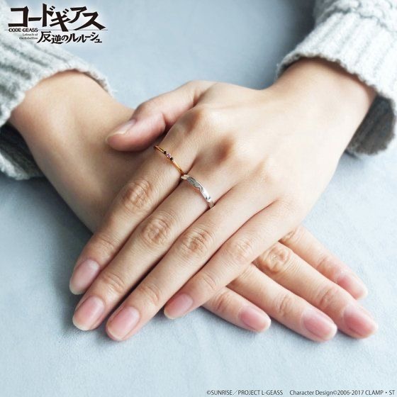 「コードギアス　反逆のルルーシュ×TAKE-UP　シルバーリングセット」22,000 円（税込）（C）S／PLG CD （C）CLAMP・ST