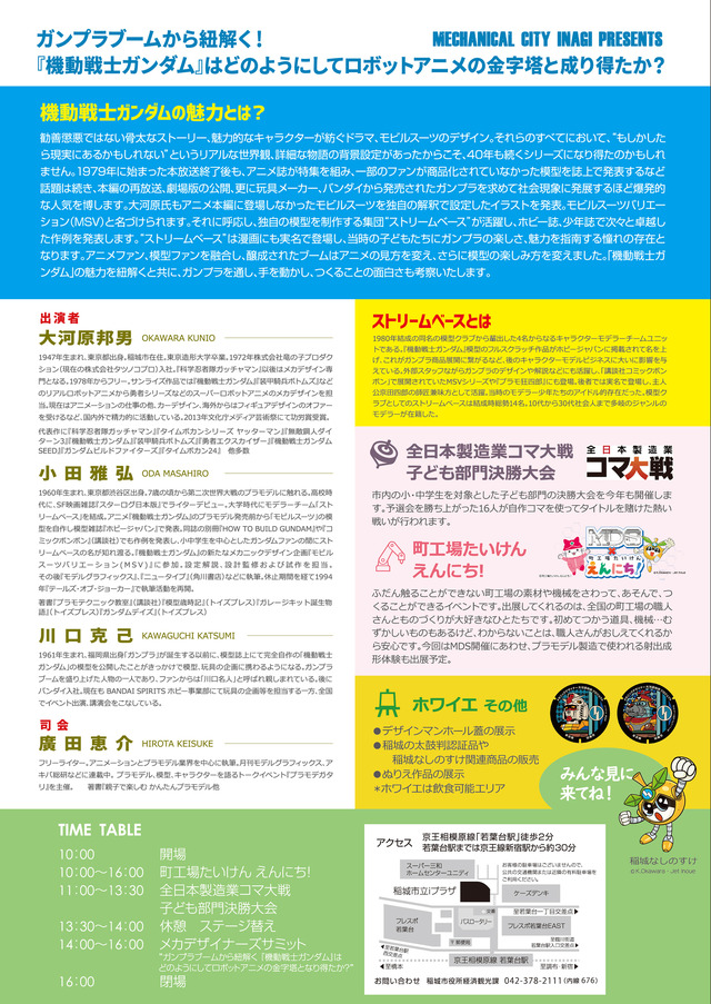 「MECHANICAL CITY INAGI PRESENTS メカデザイナーズサミット VOL.08」