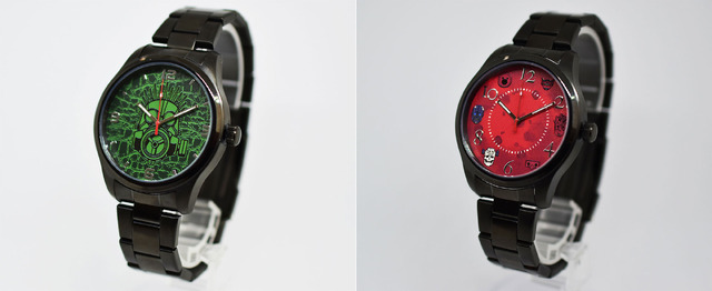 腕時計「ドロヘドロ」01/カイマン／02/煙ファミリー　（C）2020 林田球・小学館／ドロヘドロ製作委員会