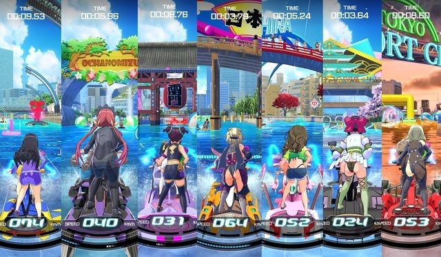 ゲーム 神田川jet Girls の真髄は背中にあり レースゲームならではの 後ろ姿 コレクション 特集 アニメ アニメ