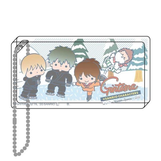 「銀魂×Sanrio characters　スクエアキーホルダー～スケート～」880 円（税込）（C） 空知英秋/集英社・テレビ東京・電通・BNP・アニプレックス