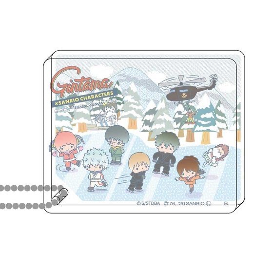 「銀魂×Sanrio characters　スクエアキーホルダー～スケート～」880 円（税込）（C） 空知英秋/集英社・テレビ東京・電通・BNP・アニプレックス