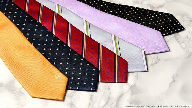 『Fate/Grand Order -絶対魔獣戦線バビロニア-』ネクタイ　各4,180円（税込）（C）TYPE-MOON / FGO7 ANIME PROJECT