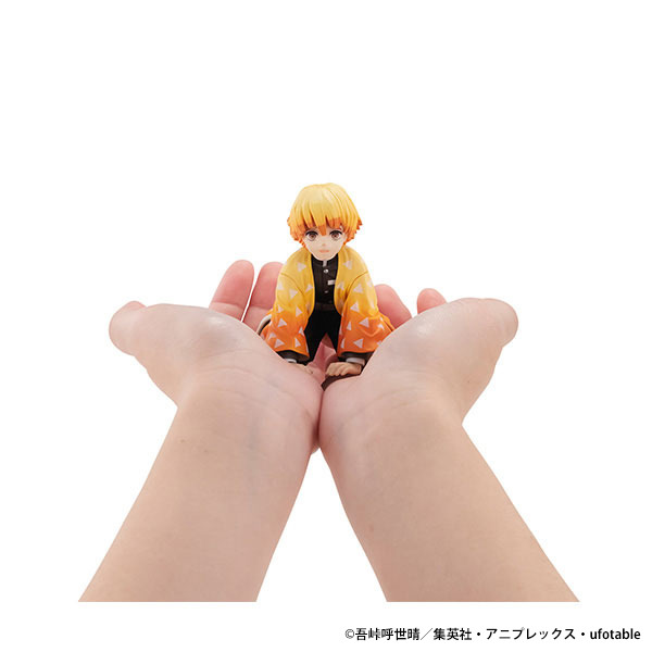 「G.E.M.シリーズ 鬼滅の刃 てのひら善逸くん 完成品フィギュア」6,380円（税込）（C）吾峠呼世晴／集英社・アニプレックス・ufotable