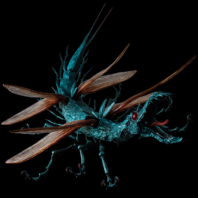 「タケヤ式自在置物　風の谷のナウシカ　大王ヤンマ」27,000円（税別）（C） Studio Ghibli （C） 竹谷隆之・山口隆