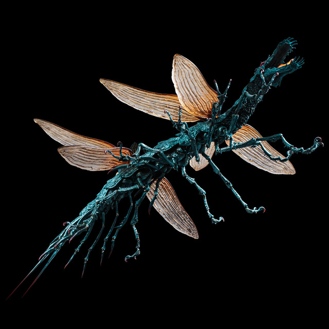 「タケヤ式自在置物　風の谷のナウシカ　大王ヤンマ」27,000円（税別）（C） Studio Ghibli （C） 竹谷隆之・山口隆