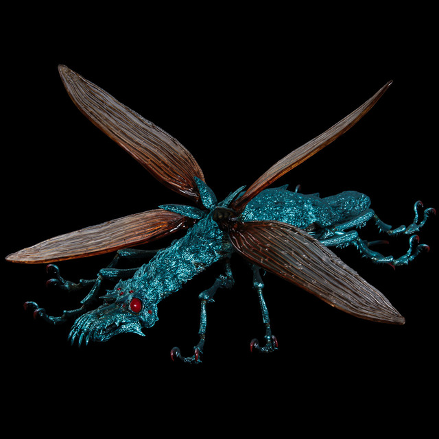 「タケヤ式自在置物　風の谷のナウシカ　大王ヤンマ」27,000円（税別）（C） Studio Ghibli （C） 竹谷隆之・山口隆