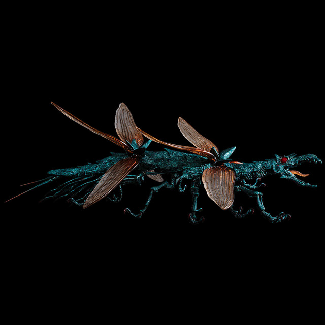 「タケヤ式自在置物　風の谷のナウシカ　大王ヤンマ」27,000円（税別）（C） Studio Ghibli （C） 竹谷隆之・山口隆