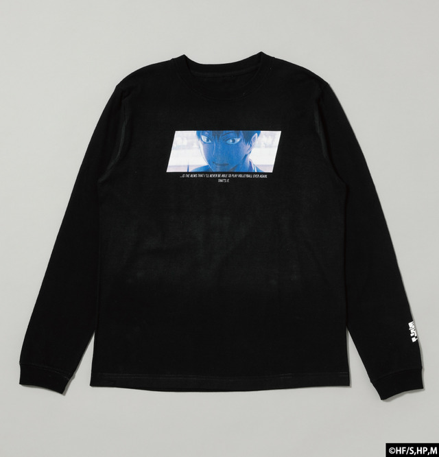 「Ｒ４Ｇ×ハイキュー!!」第2弾アイテムKarasuno Freshman Tee 影山￥5,000（税抜）（C）古舘春一／集英社・「ハイキュー!!」製作委員会・MBS
