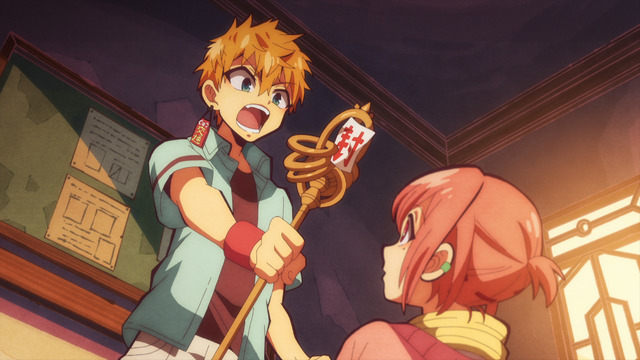 「地縛少年花子くん」第8話先行カット（C）あいだいろ／SQUARE ENIX・「地縛少年花子くん」製作委員会