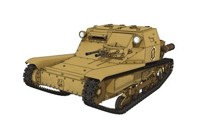 カルロ・ベローチェ3/33 タンケッテ　(c) GIRLS und PANZER Projekt