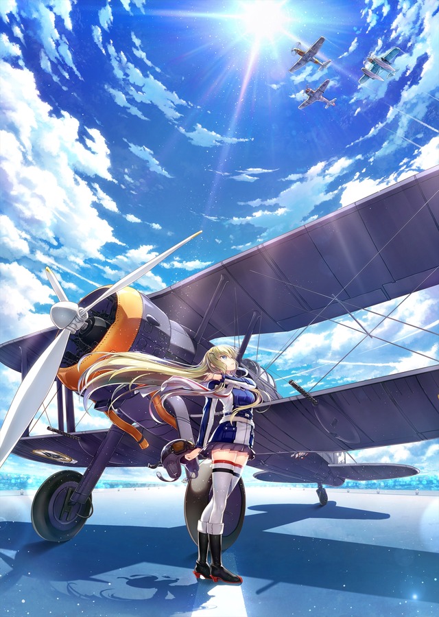 『戦翼のシグルドリーヴァ』ティザーイラスト（C）戦翼倶楽部／909整備補給隊