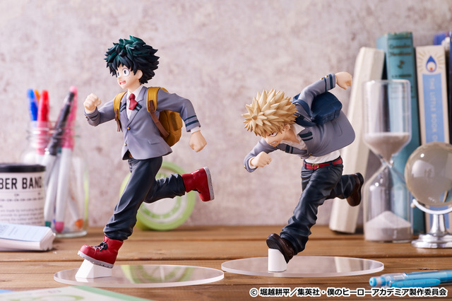 「POP UP PARADE 緑谷出久」「POP UP PARADE 爆豪勝己」3,900円（税込）（C） 堀越耕平／集英社・僕のヒーローアカデミア製作委員会