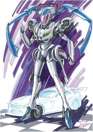 「モータロイド（仮）」　（c）河森正治・サテライト/ おぐち/ Crypton Future Media, INC. www.piapro.net