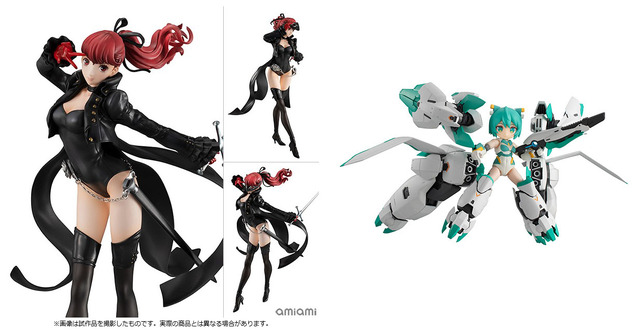 Lucrea(ルクリア) ペルソナ5 ザ・ロイヤル 芳澤かすみ 完成品フィギュア参考価格：15,180円（C）ATLUS （C） SEGA All rights reserved.　＆　デスクトップアーミー アリス・ギア・アイギス シルフィーII(ガネーシャ装備) 可動フィギュア参考価格：6,578円（C）Pyramid，Inc./COLOPL，Inc. （C）MegaHouse