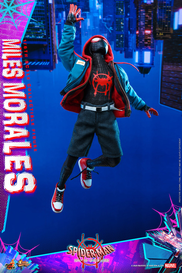 「『スパイダーマン：スパイダーバース』1／6スケールフィギュア　マイルス・モラレス／スパイダーマン」38,000円(税込）（C）2020 Marvel.（C）2020 SPA & CPII