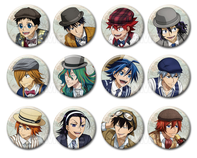 『弱虫ペダル GLORY LINE』ブラインド缶バッジ　レトロモダン・ラン Ver.(全24種)：1点500円(税別)（C）渡辺航(週刊少年チャンピオン)／弱虫ペダル04製作委員会